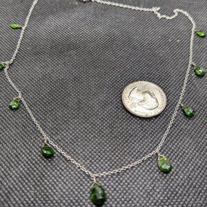 Chrome Diposide Necklace